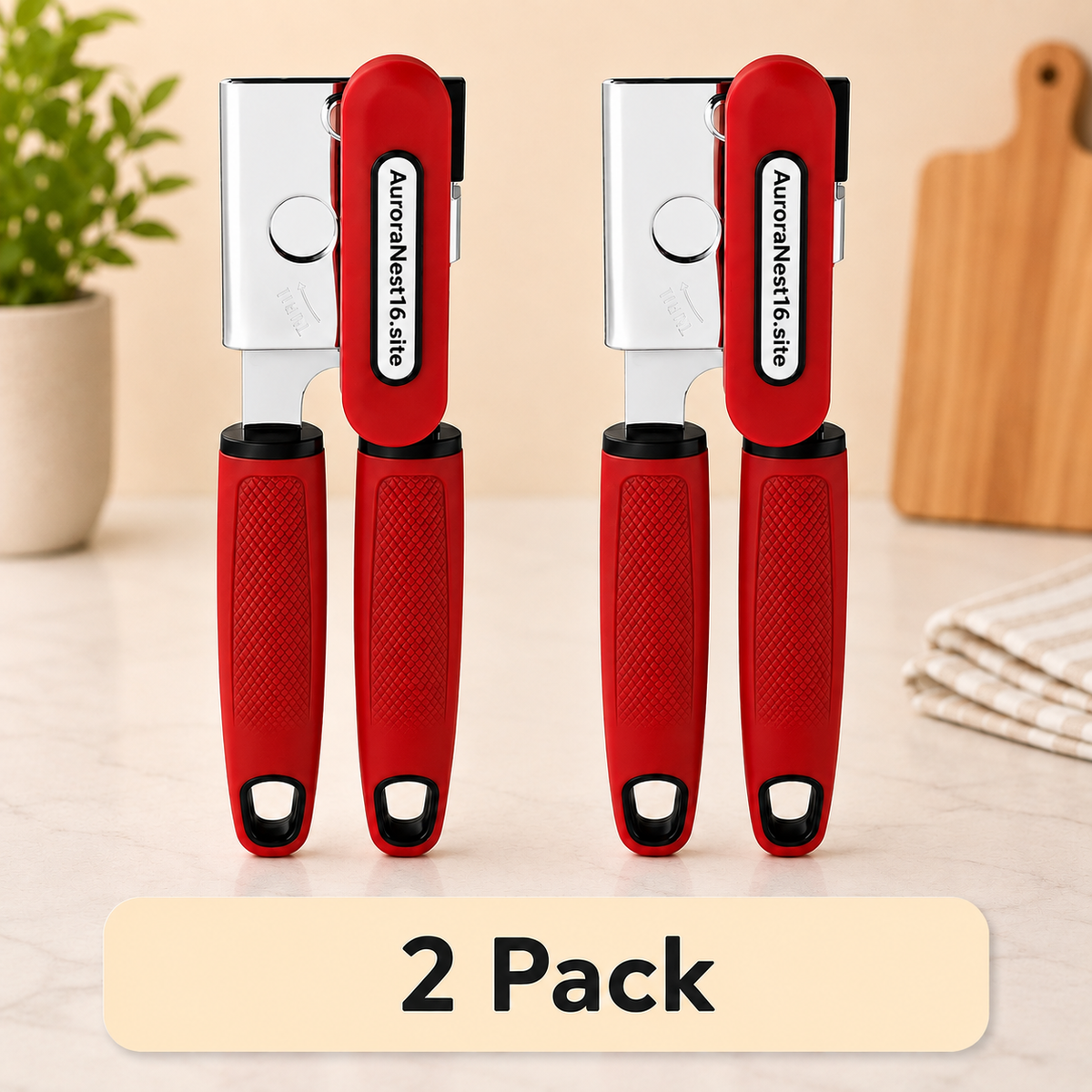 (2 pack)Soft-Grip Can Opener